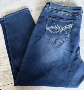 Jeans Denim Woman’s Plus Stretchy Jeans 24W  - Picture 1 of 9