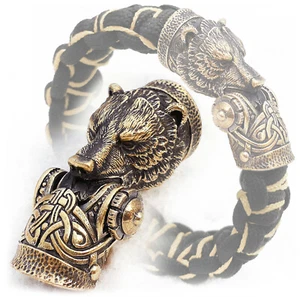 Paracord Bracelet Buckle Shackle Lock GRIZZLY BEAR Paracord Bracelet Bead Beads - Picture 1 of 8
