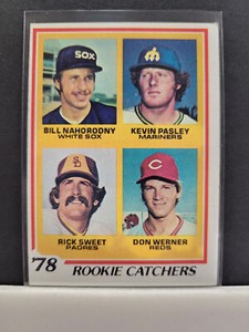 1978 Rookie Catchers Topps Baseball #702 Nahorodny Pasley Sweet Werner RC NM