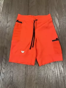 Men’s Wolaco Sprint Half Tights Compression Shorts Race Spandex Lava Red S $128 - Picture 1 of 2