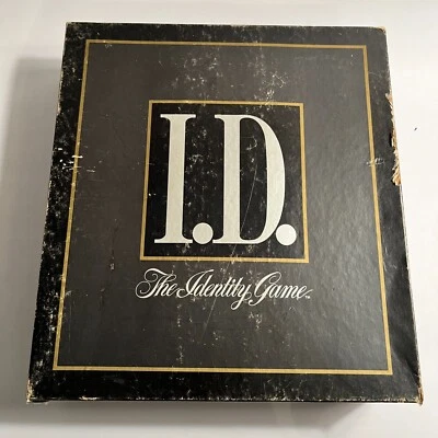 I.D. The Identity Game- Vintage Milton Bradley 1988 - Image 1 of 4
