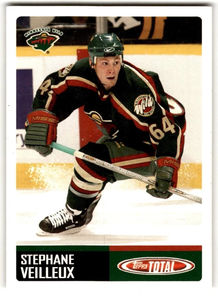Stephane Veilleux 2002-03 Topps Total Rookie #437 Minnesota Wild - Image 1 of 2