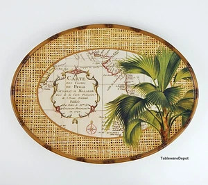 Certified International LAS PALMAS: 15.75" Oval Platter, SUPERB+!! T. Higgins - Imagen 1 de 3