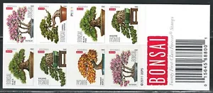 Mint US Bonsai Booklet Pane of 20 Forever Stamps Scott# 4618-4622 (MNH) - Picture 1 of 2