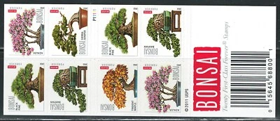 Mint US Bonsai Booklet Pane of 20 Forever Stamps Scott# 4618-4622 (MNH) - Image 1 of 2