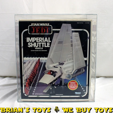 Vintage Kenner Star Wars Vehicle ROTJ Imperial Shuttle AFA 80 NM #13506999 Cover