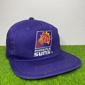 VINTAGE Phoenix Suns Hat Cap Snapback Purple Adjustable Adult NBA Basketball 90s - Picture 1 of 8