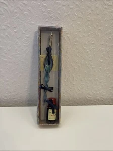 Italian Glass Dip Fountain Pen In Gift Box With Ink - Picture 1 of 12