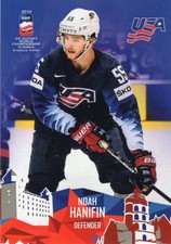 2019 Taiga IIHF World Hockey Championship Team USA - NOAH HANIFIN