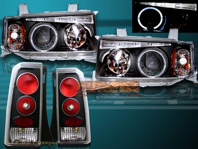 04 05 06 Scion xB Negro Halo Angel LED Proyector Faros y Luces Traseras Negro Foto 1 de 4
