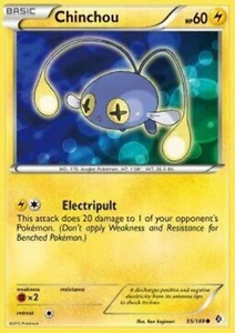Carta pokemon Chinchou (BCR 55)-CONFINI VARCATI-C - lingua ITA-condizione EX - Picture 1 of 1