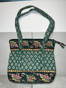 Vera Bradley Retired Rare Greenfield Petite Villager Tote Nice✅ 11” x 10” - Picture 1 of 5