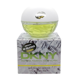 DKNY Donna Karan Be Delicious Icy Apple for Women Eau De Parfum 1.7 oz Perfume