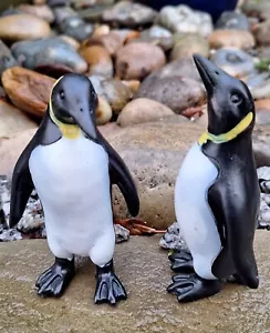 Garden Gift Emperor Penguin Outdoor Ornament Collectable x2 - UK SELLER - Picture 1 of 3