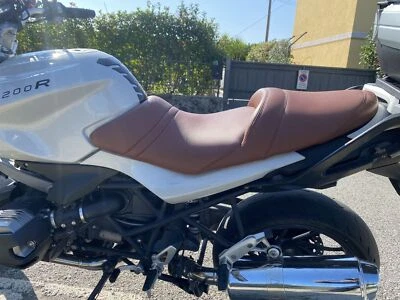 Assento BMW R1200R 2006-2014 Top Sellerie França Conforto Gel/Calor/Baixo Novo SGCR125 - Imagem 1 de 2