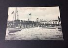 1908 Ponta Delgada S. Miguel Acores Azores Boats Biscup Stein Worn Postcard