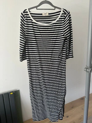 Hush black white stripe Solana dress XS - Image 1 of 4