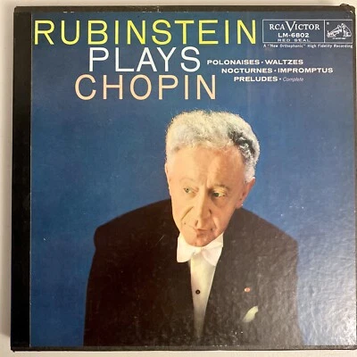 ARTUR RUBINSTEIN Plays CHOPIN/ 1958/ 6 LP/ RCA Victor LM 6802 Foto 1 de 4