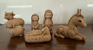 Kimpelform handbemalt beige einfarbig Weihnachtskrippe 1985 - Bild 1 von 6