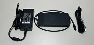 Dell WD19 USB Type-C Docking Station Black K20A001 K20A ~K with 180w AC Adapter - Picture 1 of 7