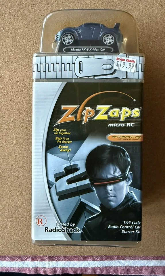 Mazda RX-8 X-Men Car Cyclops ZipZaps 60-7018 Micro RC Wireless Remote Controlled - Image 1 of 2