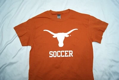 texas longhorns soccer t-shirt men's small burnt orange brigade - Image 1 of 4