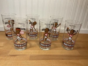 SET of 6 Dairy Queen Portland Trail Blazers Glasses 1991 - 1992 ~ ‘91’ - 92’ - Bild 1 von 8