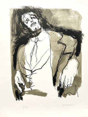 Conjunto completo de 20 litografías vintage de Abraham Rattner Beggar’s Opera Foto 1 de 4