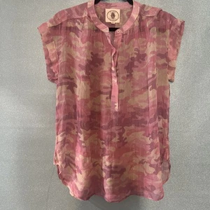 muche et muchette One Size Camo Pink Sheer Blouse  - Picture 1 of 4