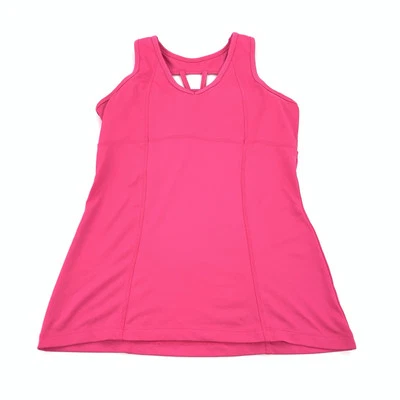 90 Degree by Reflex Strappy Back Athelic Tank Top with Built in Bra Medium Pink - Image 1 of 4