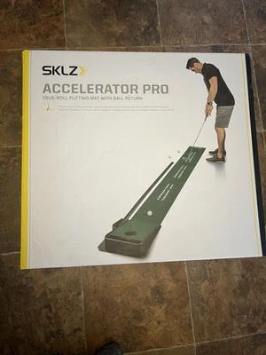 Коврик для паттинга SKLZ Golf Accelerator Pro True-Roll с возвратом мяча - зеленый - Изображение 1 из 4