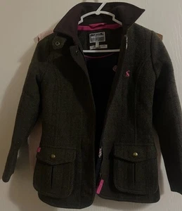 Joules Equestrian Riding Jacket Wool Mix Made Well Size 6/7 - Picture 1 of 10