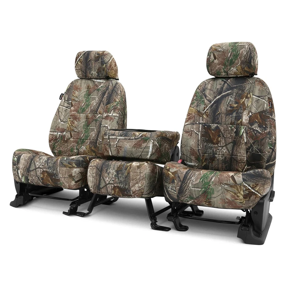For GMC Sierra 2500 HD 15-19 Realtree 1st Row Camo AP Custom Seat Covers Foto 1 de 4