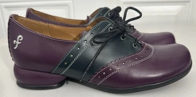 Zapatos Oxford John Fluevog púrpura verde brogued para mujer talla 6,5  Foto 1 de 4