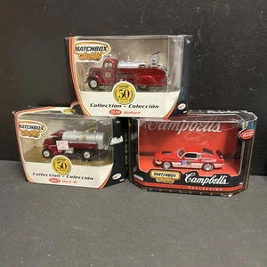 3 MATCHBOX COLLECTIBLES 50 YEARS And CAMPBELLS NIB - Picture 1 of 11