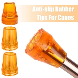 4x 19/25/28 mm Gummi Stockspitzen - strapazierfähige rutschfeste Gehspitzen für Senioren❀ - Bild 1 von 11