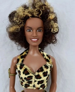 Vtg 97 Galoob Spice Girls Scary Mel B Melanie Afro Superstar Fashion Barbie Doll - Picture 1 of 9