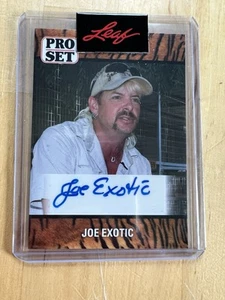 JOE EXOTIC 2021 LEAF PRO SET Signed AUTOGRAPH AUTO RC ROOKIE CARD TIGER KING - Picture 1 of 2