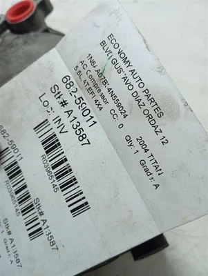 Compresor de aire acondicionado a través de 11/06 compatible con 04-07 Infiniti QX56 3965145 Foto 1 de 4