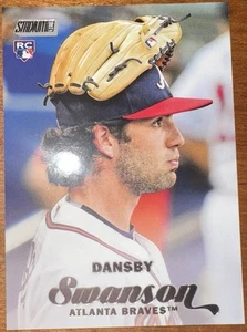 2017 Stadium Club Image Photo Variation SP Dansby Swanson Rookie RC Rookie - Bild 1 von 2