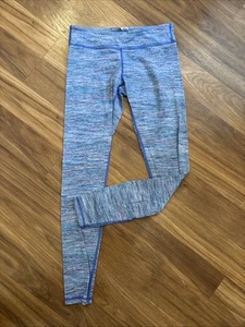 Ivivva Lululemon Girls Sz 14 Leggings Pants EUC Pink Purple Blue - Picture 1 of 6
