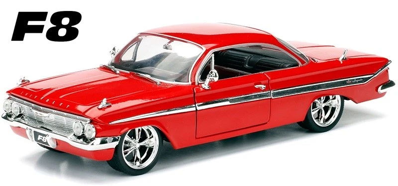 1/24 DOMS CHEVROLET IMPALA FAST AND FURIOUS RED 98426 - Image 1 of 1