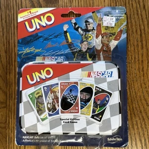 NASCAR Special Edition UNO Card Game w/Collectible Tin Mattel 2005 New Sealed - Picture 1 of 2