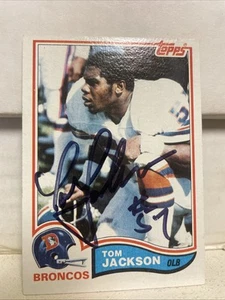 Biglietto autografato Tom Jackson -Louisville- Denver Broncos - Foto 1 di 2