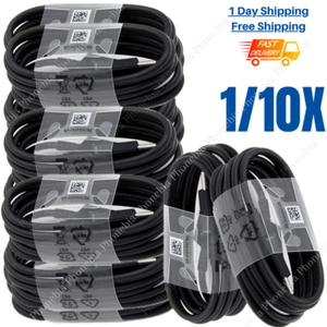 1/10X Bulk Lot Type C Charger Cable USB C Fast Charging Cord For Samsung Android - Picture 1 of 14