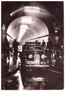 1950s BMW With Sliding Sunroof AT Im Elbtunnel, Hamburg, Germany - Picture 1 of 2