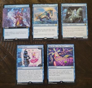 Magic The Gathering Lot Of (5) Rare Water(Blue) Cards - Exact Items Shown  - Picture 1 of 1