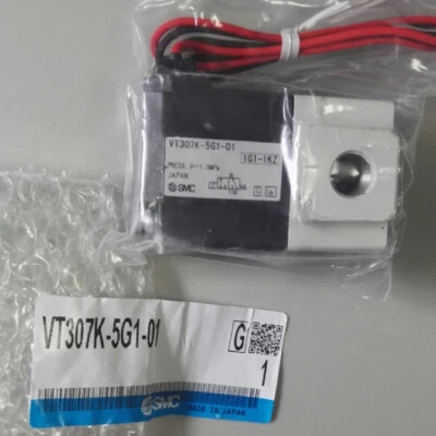 1PC SMC VT307K-5G1-01 solenoid valve VT307K5G101 New - Image 1 of 3