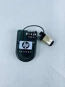 HP INVENT Laptop Cable Lock 3-digit Dial Combination With Retractable Cable 142 - Picture 1 of 3