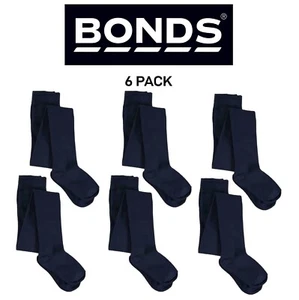 Bonds Kids School Tights Lycra Soft Waistband for Comfort Durable 6 Pack R6312N - Picture 1 of 3